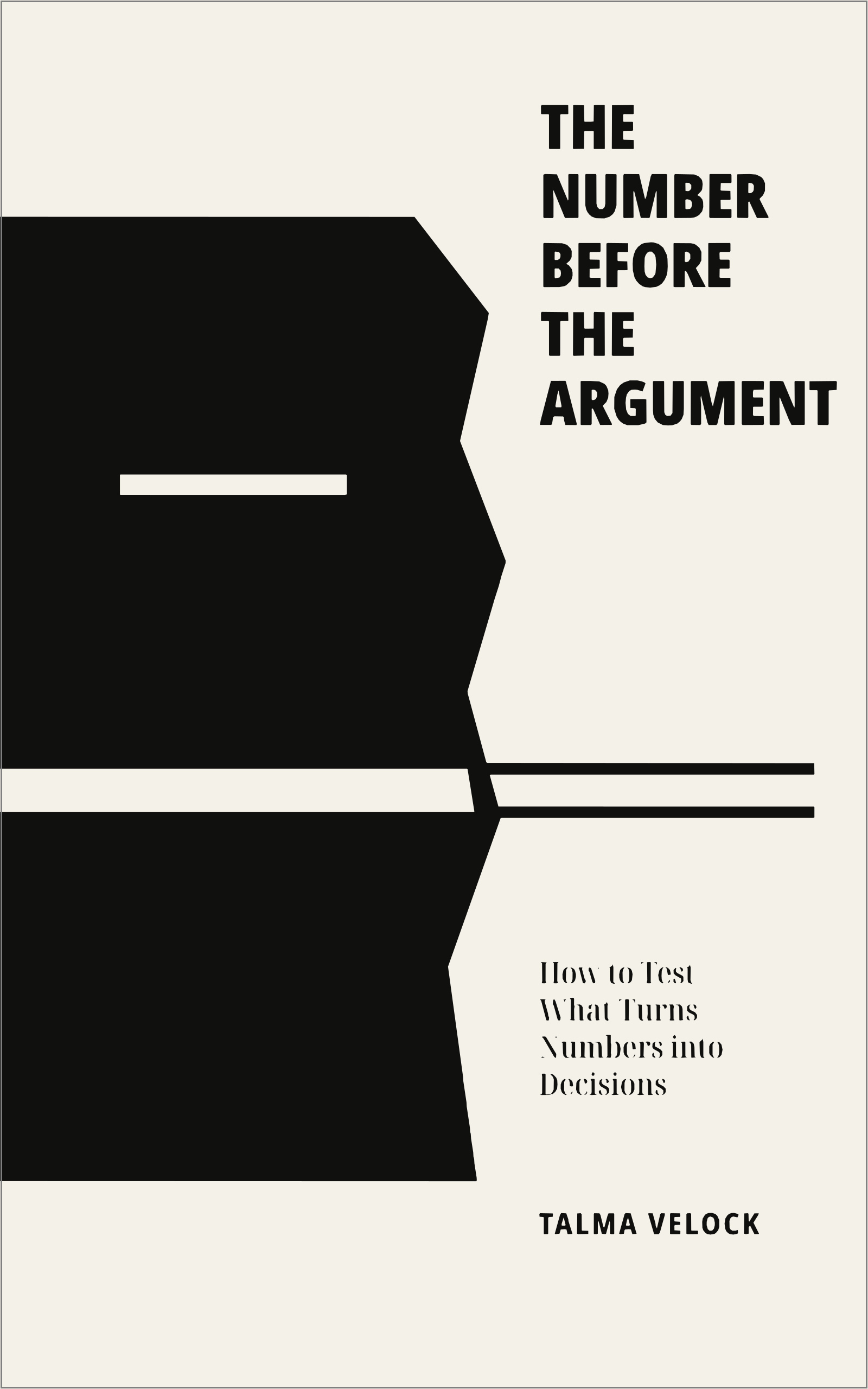 Cover of The Number Before the Argument by Talma Velock